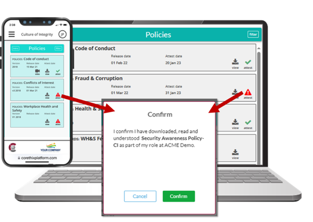 policy attestation