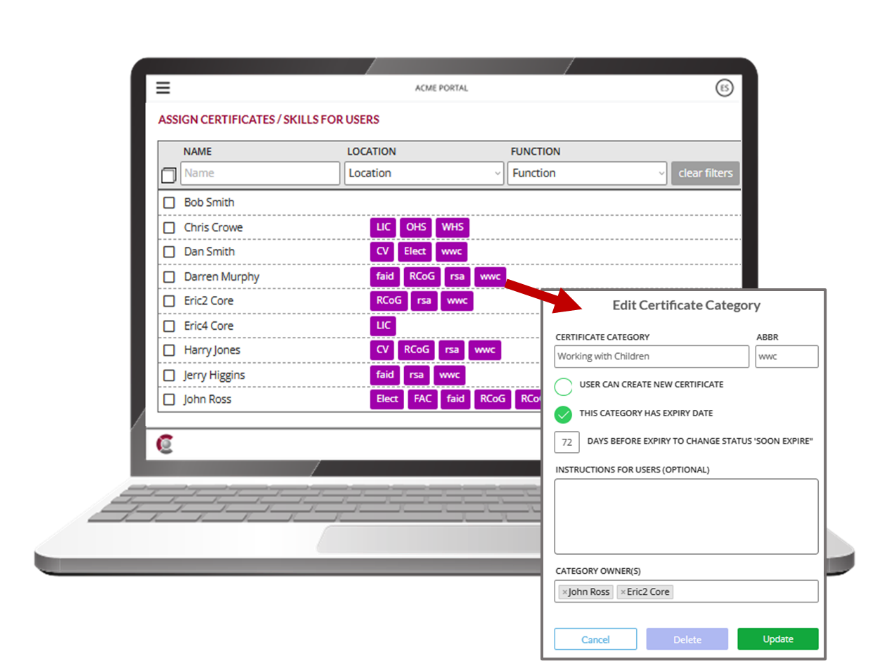 Certificate Management Software